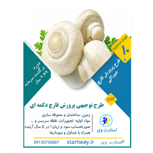 طرح توجیهی پرورش قارچ دکمه ای سال 98