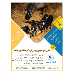 طرح توجیهی پرورش گوسفندان رومانف چندقلو زا