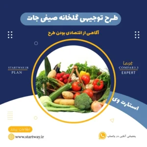 خلاصه طرح توجیهی گلخانه 3000 و 5000متری صیفی جات - استارت وی