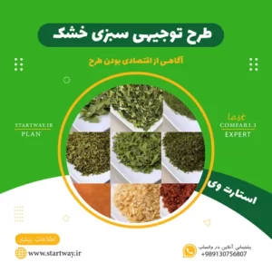 طرح توجیهی سبزی خشک