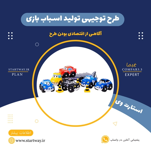 طرح توجیهی تولید اسباب بازی پلاستیکی 1404🌟(PDF+WORD) 26 طرح توجیهی تولید اسباب بازی پلاستیکی - استارت وی