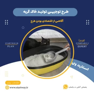 طرح توجیهی تولید خاک گربه_استارت وی