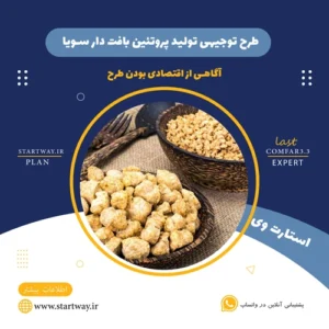 طرح توجیهی تولید پروتئین بافت دار سویا - استارت وی