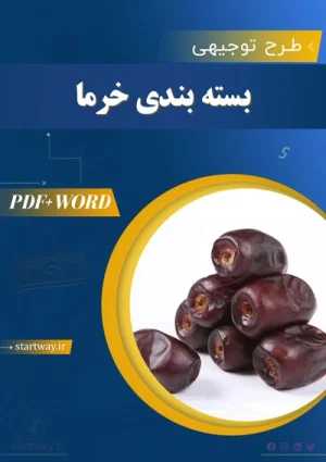 دانلود طرح توجیهی بسته بندی خرما