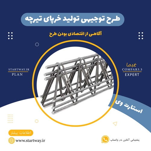 طرح توجیهی تولید خرپای تیرچه 🌟 (برای مجوز+وام) 54 طرح توجیهی تولید خرپای تیرچه-STARTWAY.IR