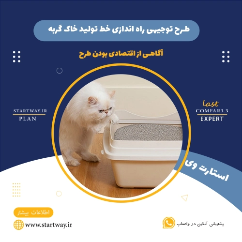هزینه راه اندازی خط تولید خاک گربه 🌟 (راهنمای جامع) 25 هزینه راه اندازی خط تولید خاک گربه-استارت وی