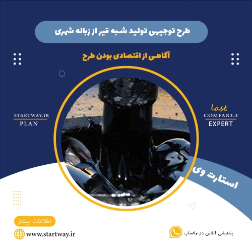 طرح توجیهی تولید شبه قیر