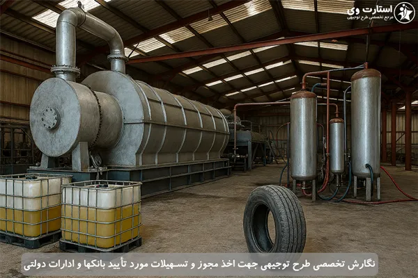 طرح توجیهی تولید گازوئیل از لاستیک - استارت وی