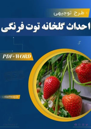 دانلود طرح توجیهی گلخانه توت فرنگی