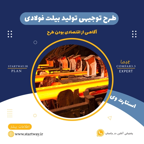 طرح توجیهی تولید شمش بیلت فولادی 🌟 برای وام و مجوز 13 طرح توجیهی تولید شمش بیلت فولادی - استارت وی
