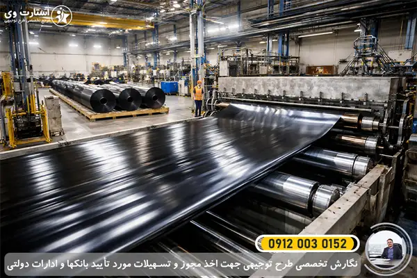 طرح توجیهی تولید ژئوممبران- خط تولید - استارت وی