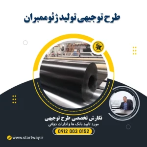 طرح توجیهی تولید ژئوممبران - استارت وی