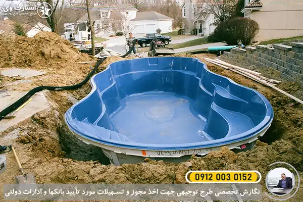 طرح توجیهی استخر پیش ساخته و پرتابل باغی🥇 1405 2 طرح توجیهی تولید استخر پیش ساخته و پرتابل باغی