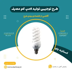 طرح توجیهی تولید لامپ کم مصرف - استارت وی