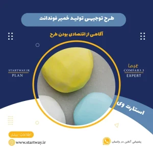 طرح توجیهی تولید خمیر فوندانت-استارت وی