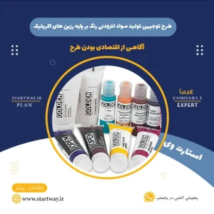 طرح توجیهی تولید مواد افزودنی رنگ بر پایه رزین های اکریلیک