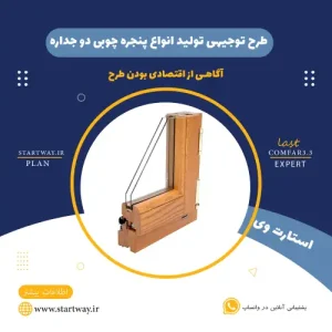 طرح توجیهی تولید پنجره چوبی دو جداره-استارت وی